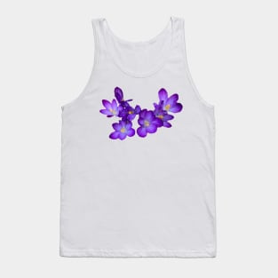 Garland of Purple Crocuses Tank Top